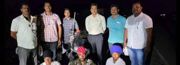वसमतमध्ये दरोडेखोर टोळीचा पर्दाफाश;पाच लाखांचा मुद्देमाल हस्तगत